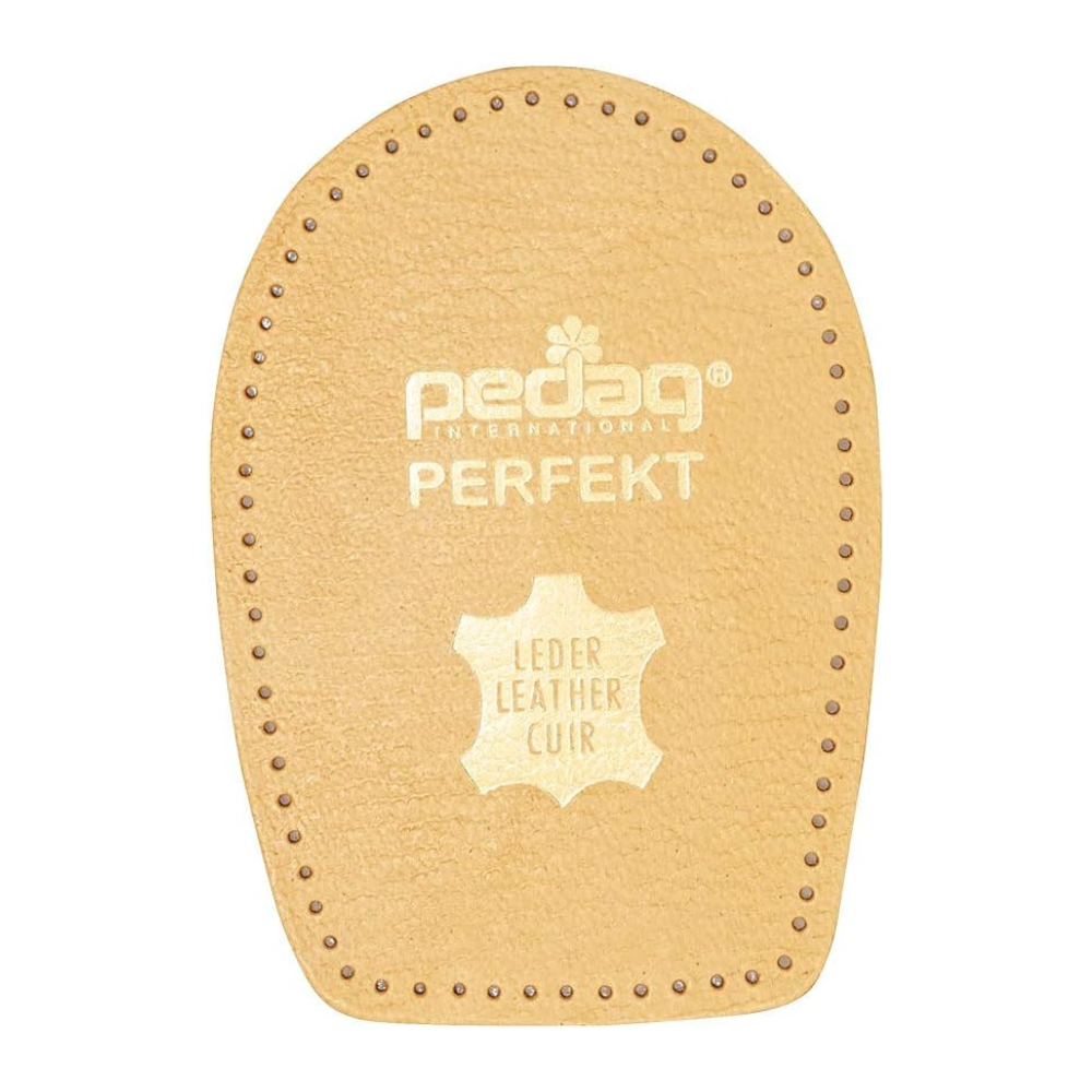 Perfekt - Leather Heel Pad with Latex Cushion (1 Pair)